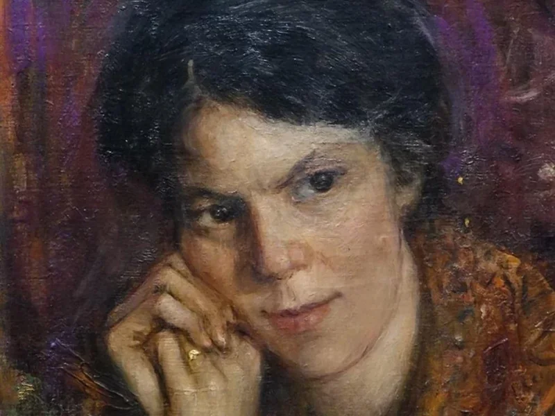 1878-Dirk Jansen - Ritratto di una signora